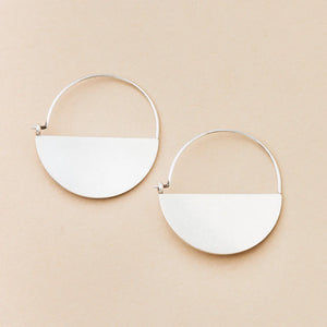 Lunar Hoop Earrings