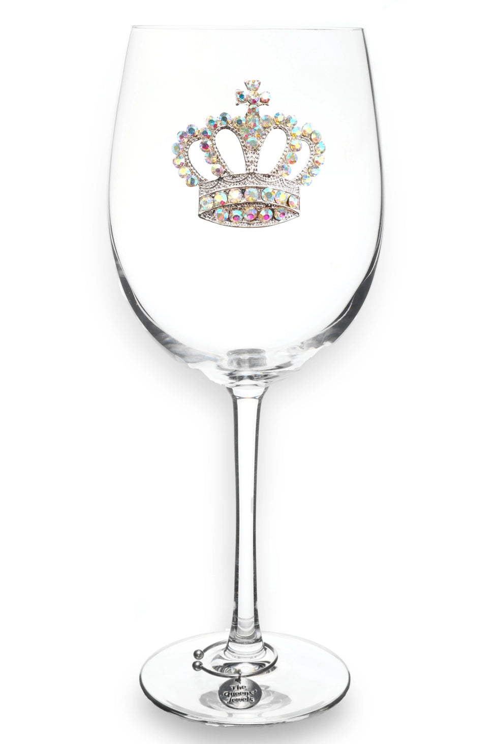 Aurora Borealis Crown Wine Glass