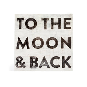 To the Moon and Back art print