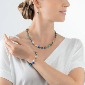 GeoCUBE® Iconic Precious Stones Bracelet green-turquoise