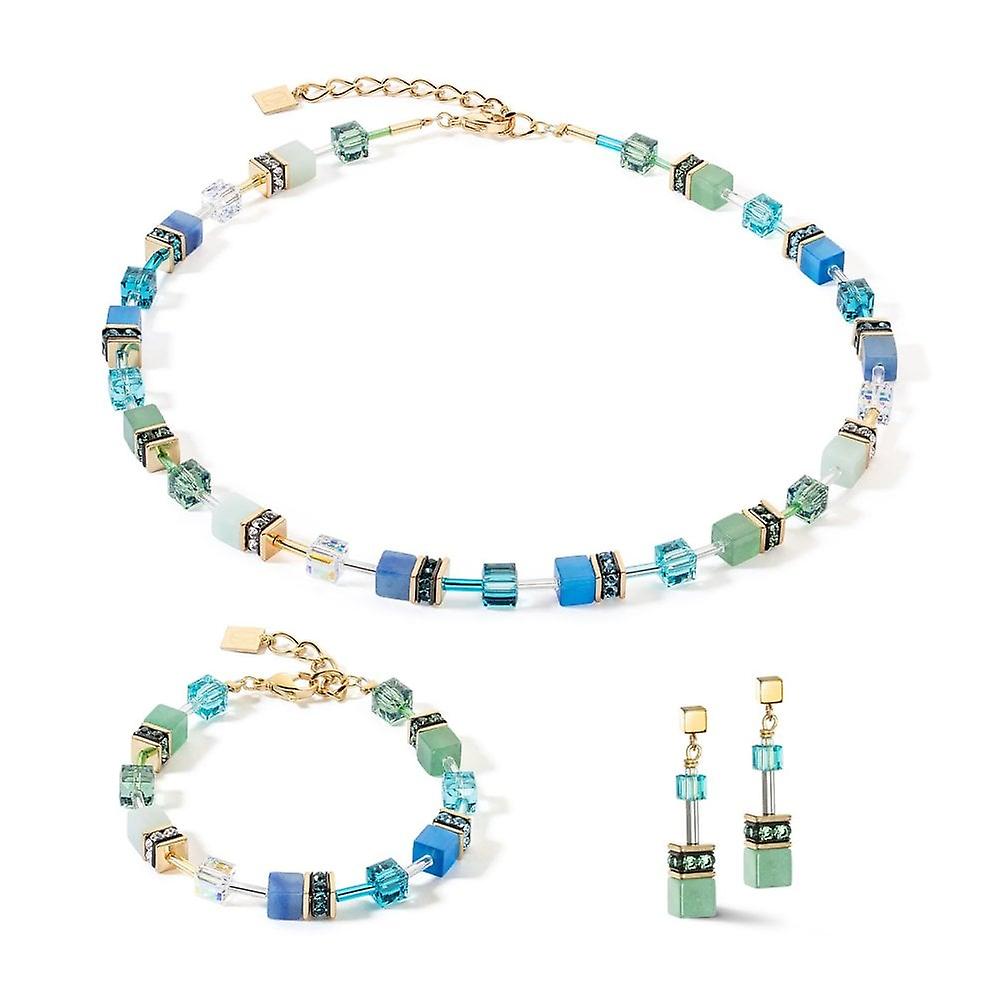 GeoCUBE® Iconic Precious Stones Bracelet green-turquoise