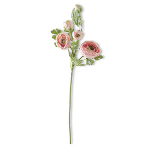 Pink Real Touch Ranunculus Stem