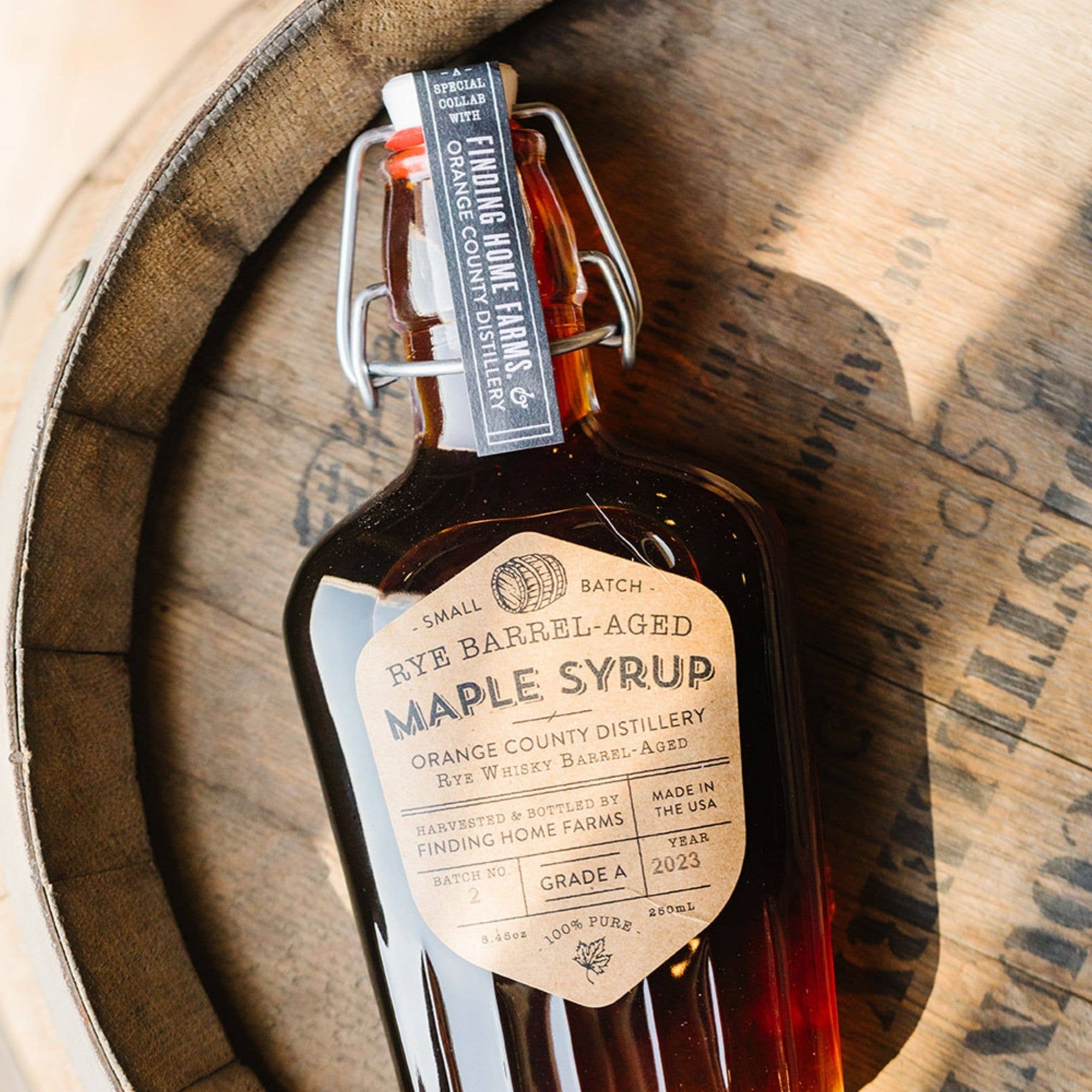 Rye Barrel-Aged Maple Syrup