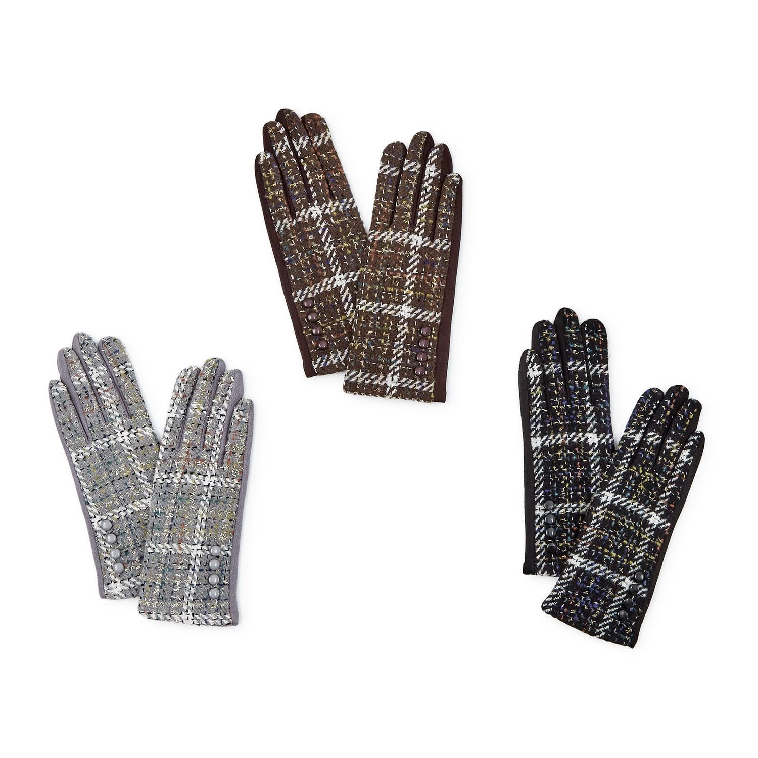 Tweed Gloves