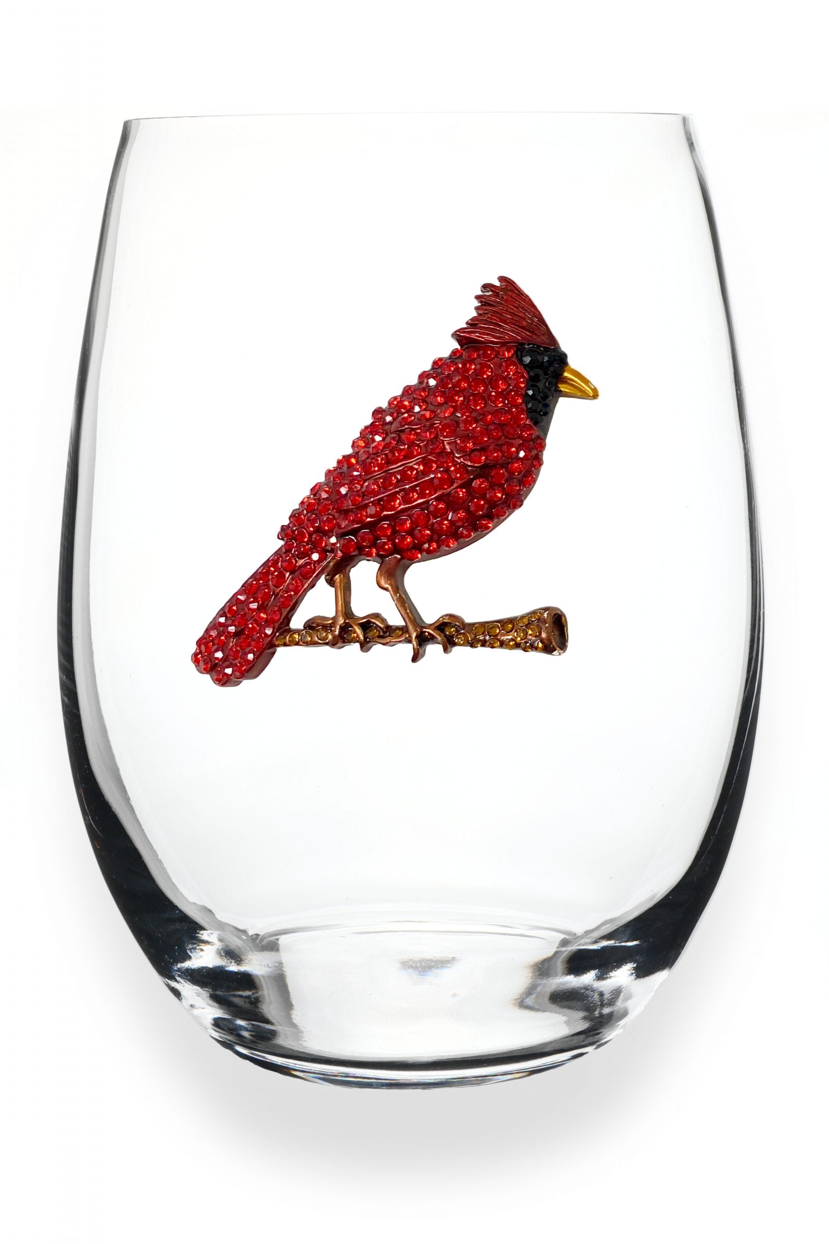 Cardinal Jeweled Wine Glass