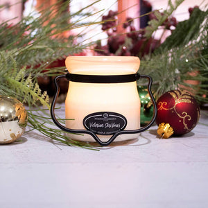 Victorian Christmas Cream Jar Candle