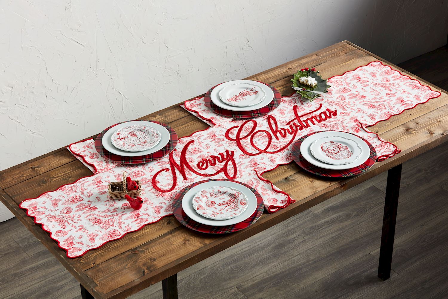 Word Christmas Plate