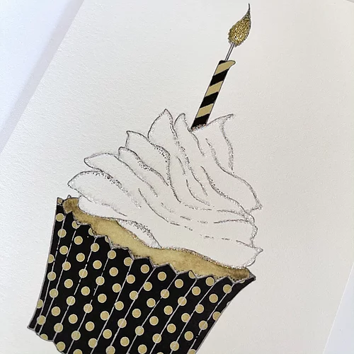 Sweet Cupcake Birthday Card