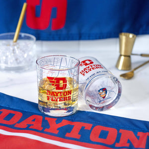 University Of Dayton Rocks Glass