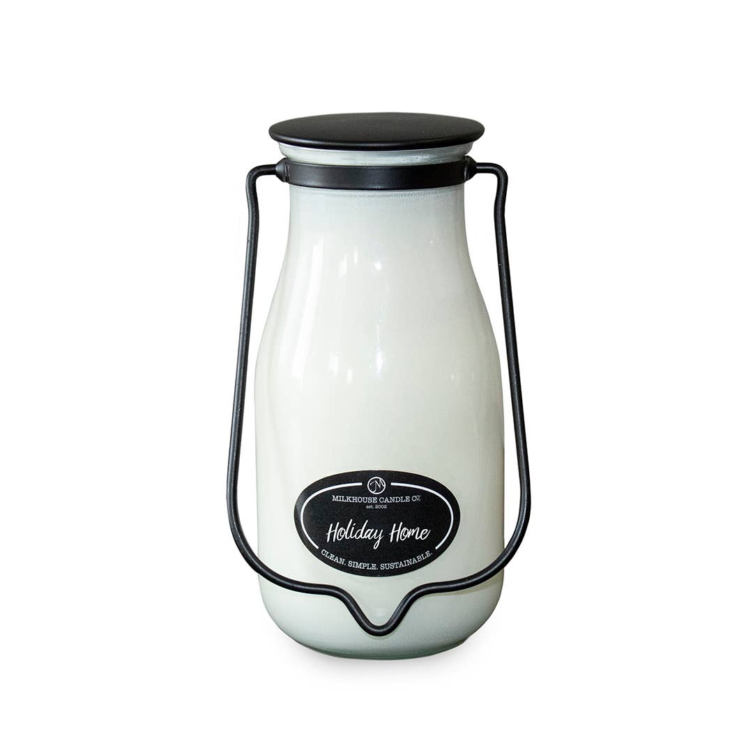 Holiday Home Milkbottle Candle