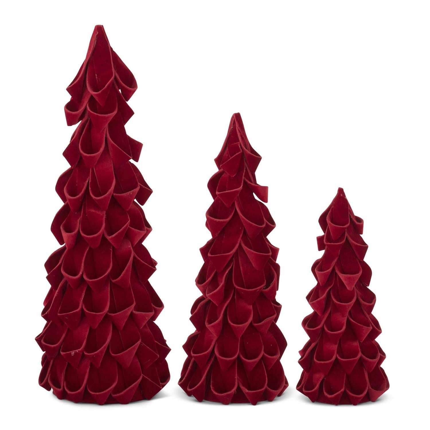 Red Velvet Ribbon Trees