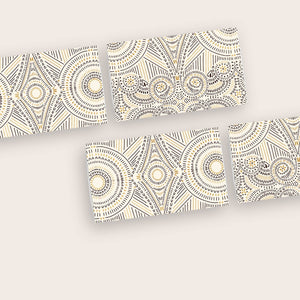 Pattern with Gold Accents Matches