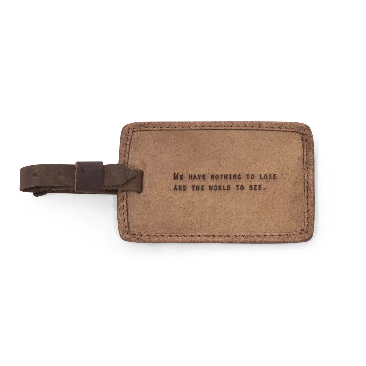 Leather Luggage Tag