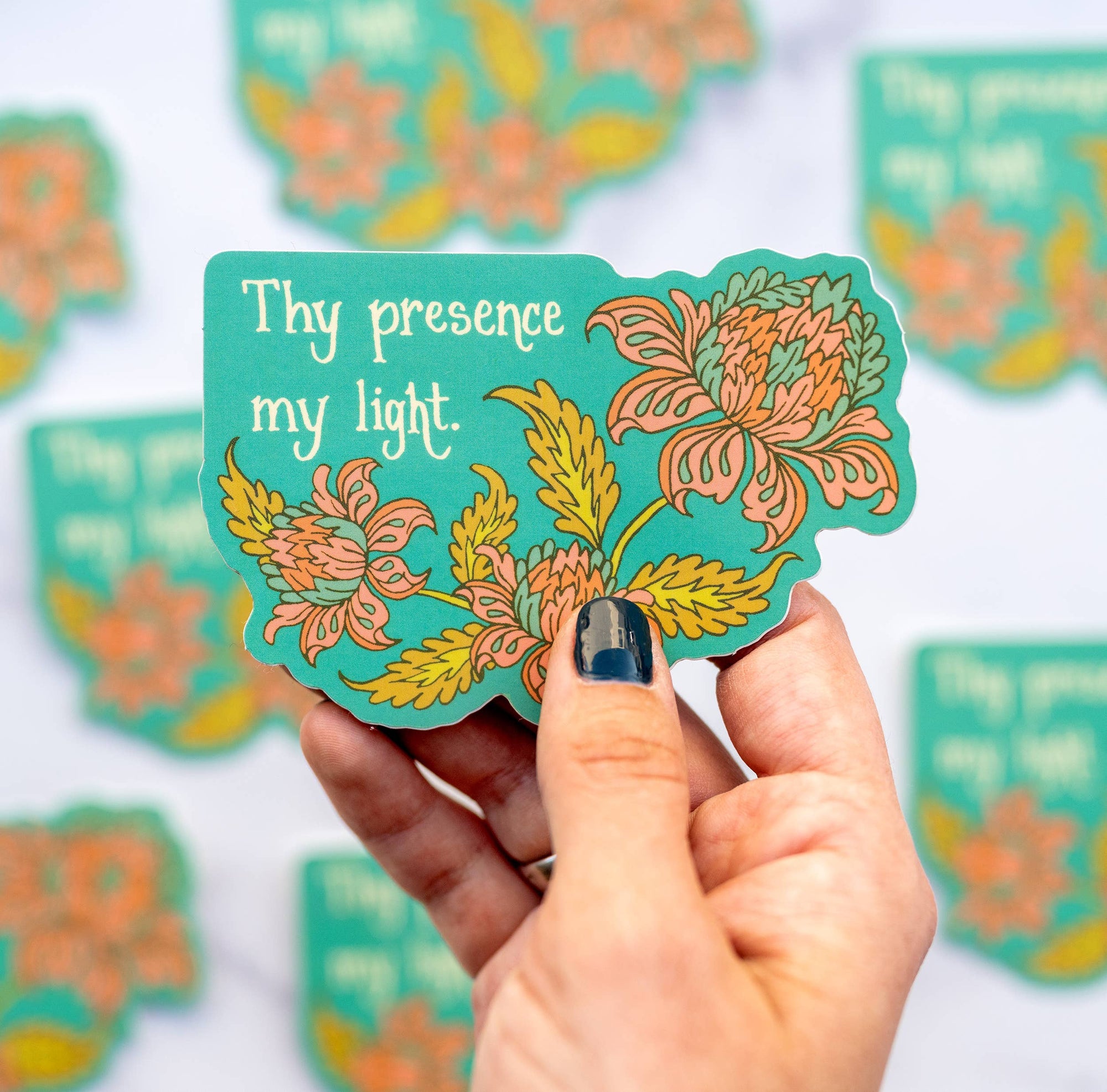 Thy Presence My Light Sticker