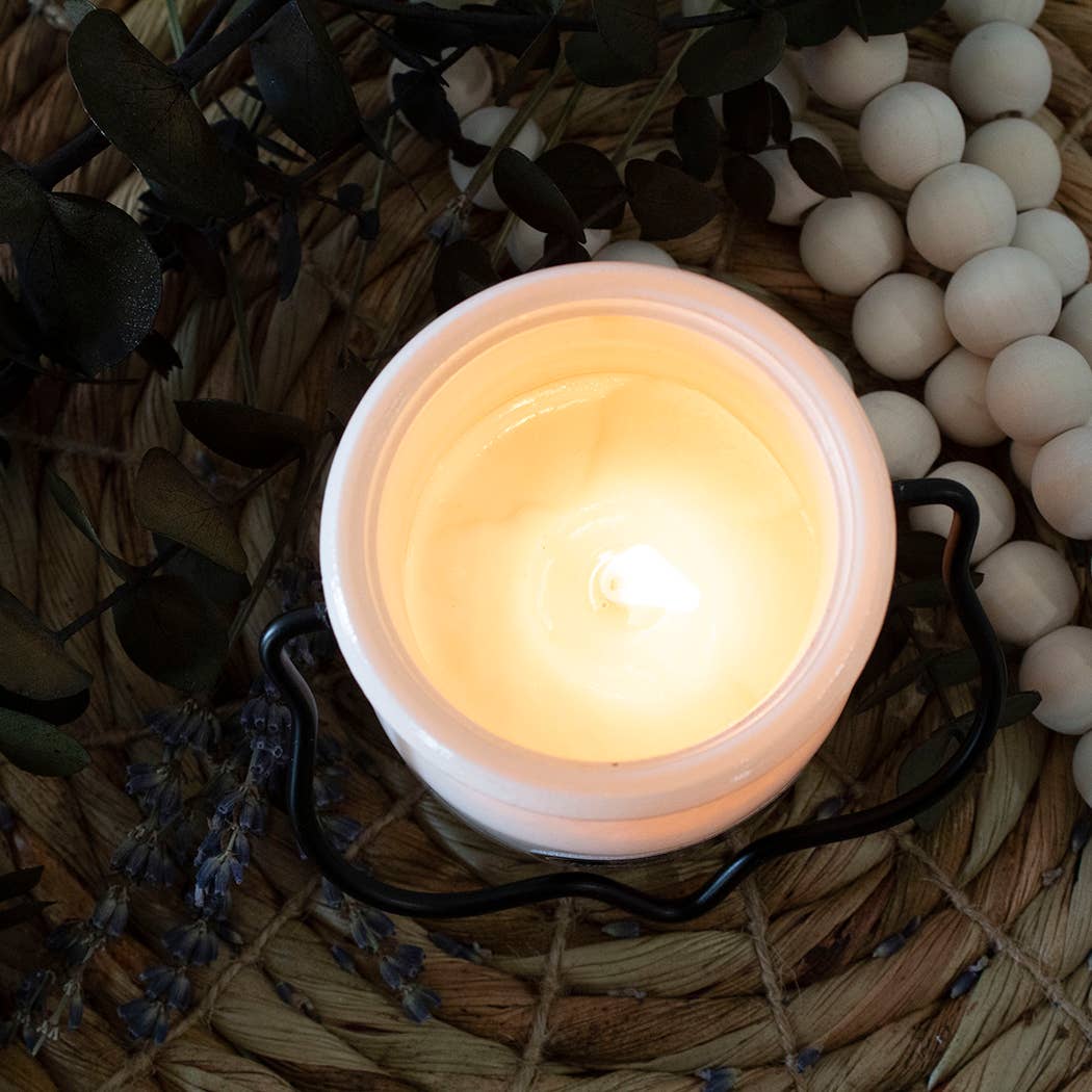 Victorian Christmas Cream Jar Candle