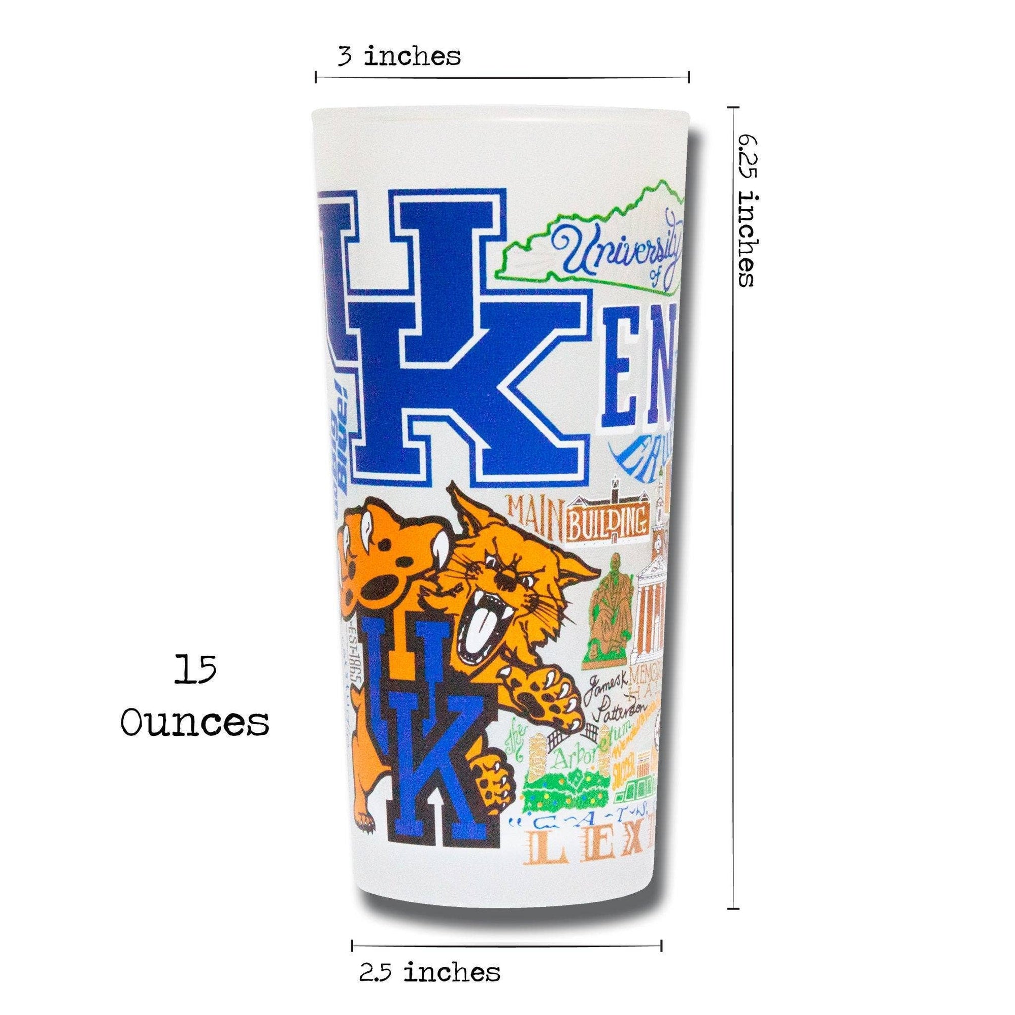 University of Kentucky Drinking Glass