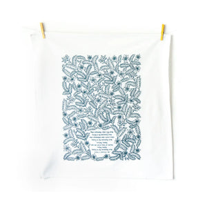 Leaning On The Everlasting Arms Hymn Tea Towel