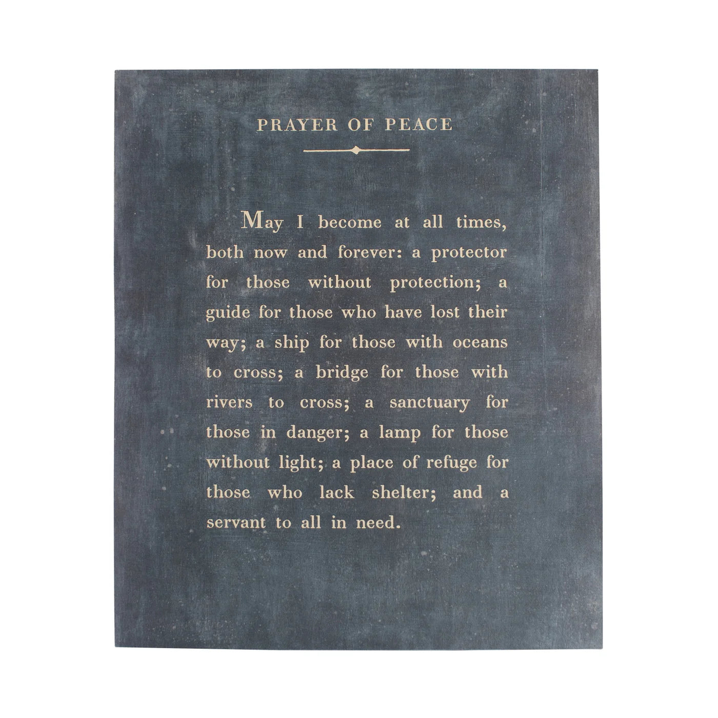 Prayer of Peace art print