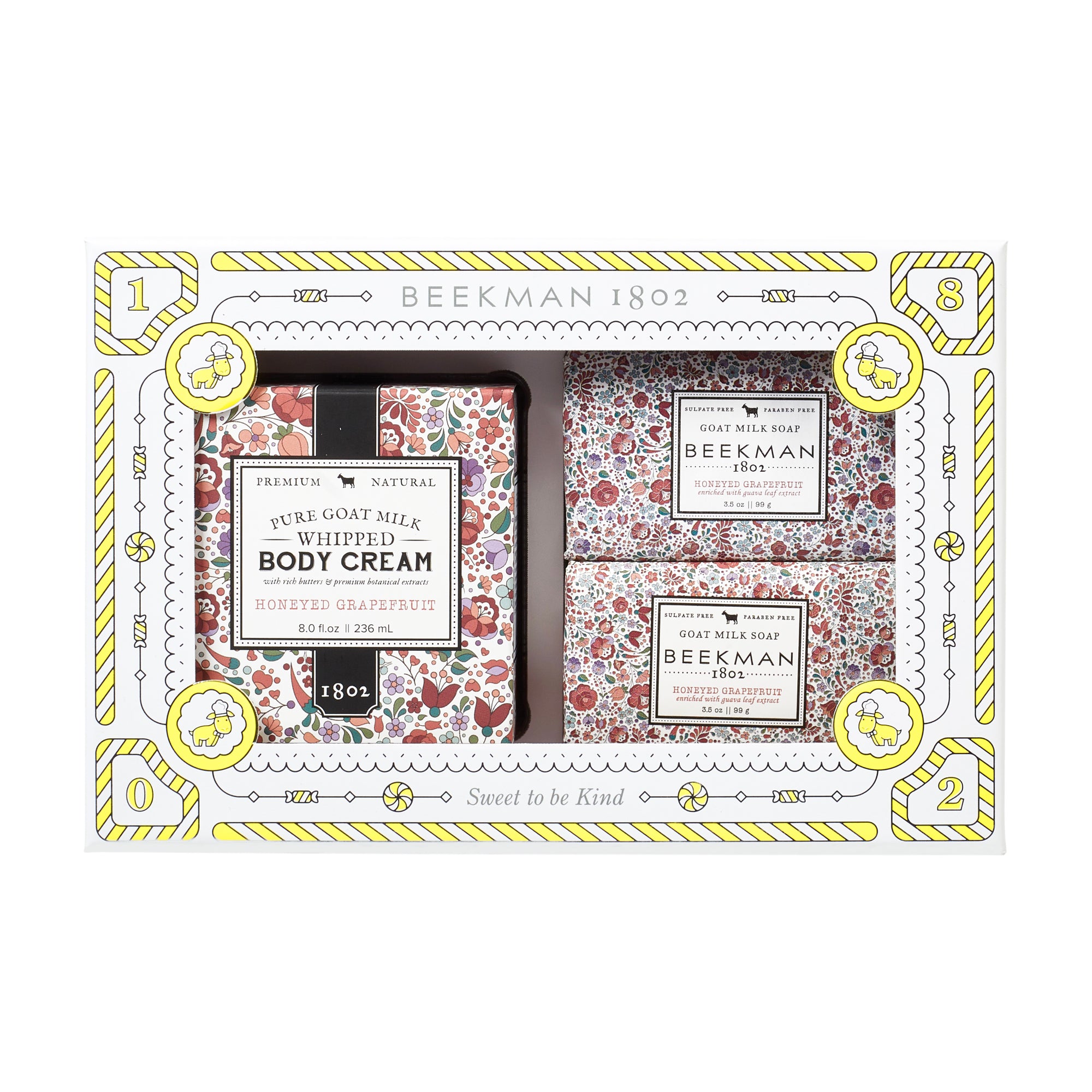 Honeyed Grapefruit Soap & Body Cream Set