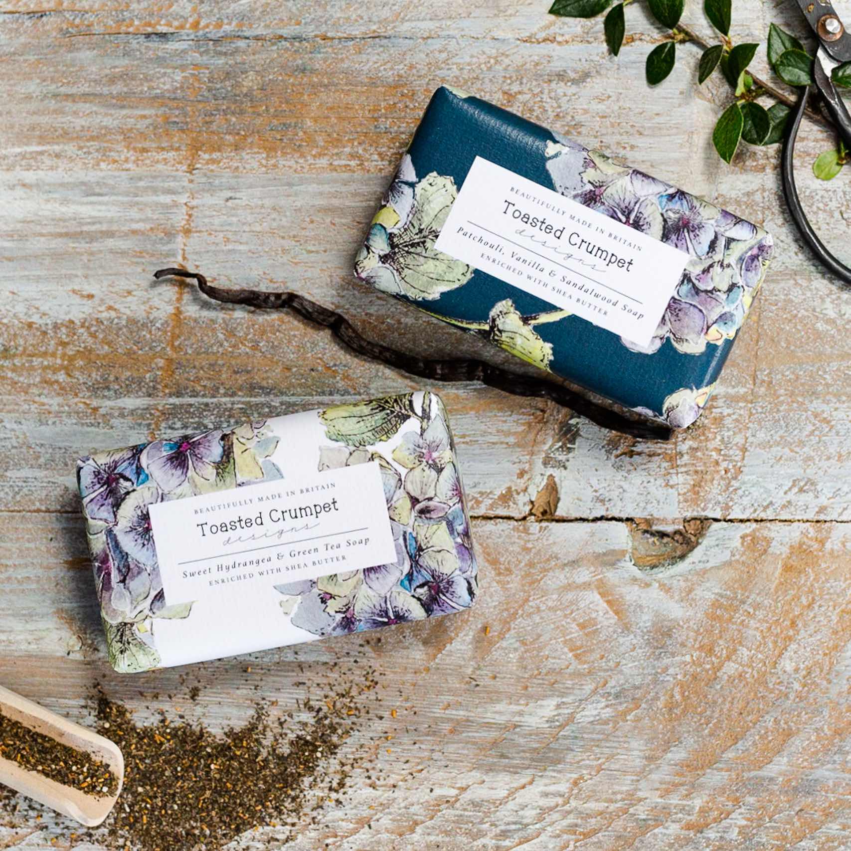 Sweet Hydrangea and Green Tea Soap