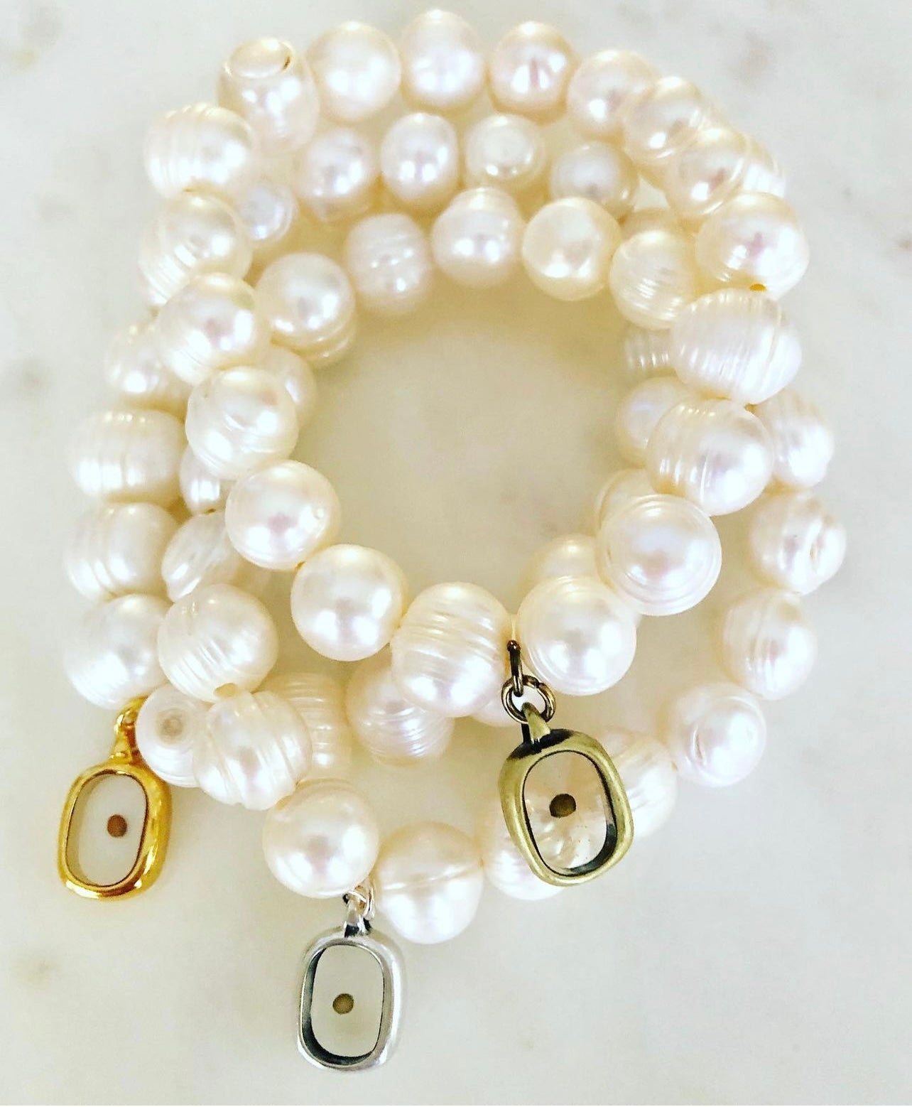 Mustard Seed Bracelet - Freshwater Pearl