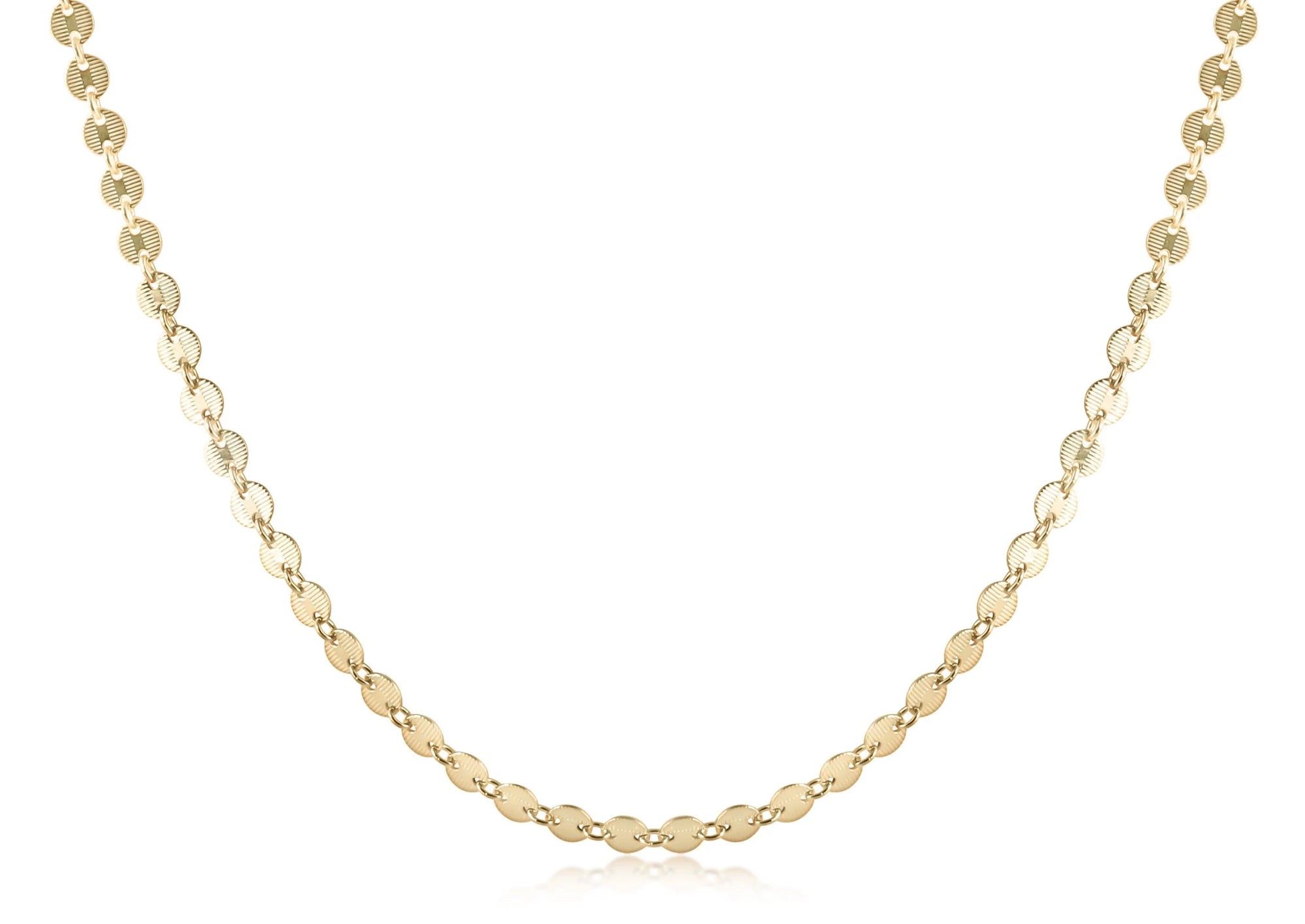 15" CHOKER INFINITY CHIC CHAIN - GOLD