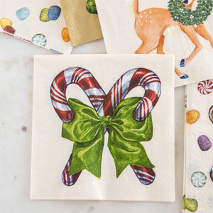 Candy Cane Cocktail Napkins