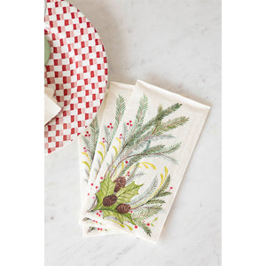 Christmas Sprigs Guest Napkins