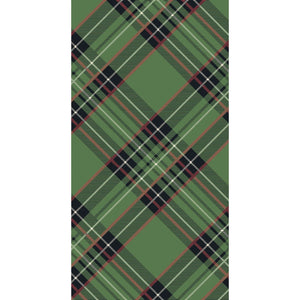 Green Plaid Guest Napkins