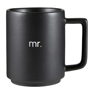 Mr. and Mrs. Stackable Mug Set