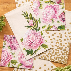 Peony Cocktail Napkins