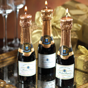 Champagne Bottle Candle