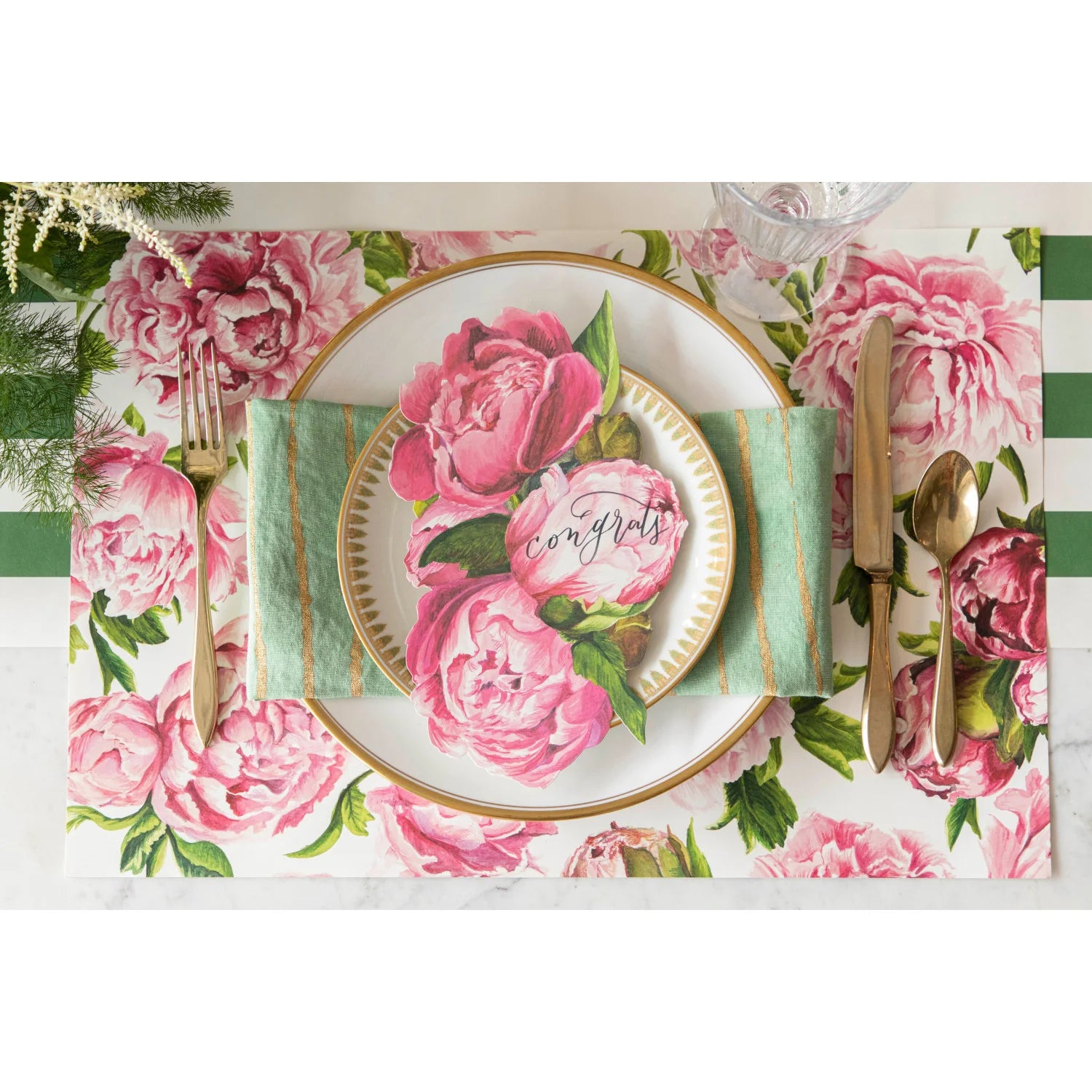 Peonies in Bloom Placemats