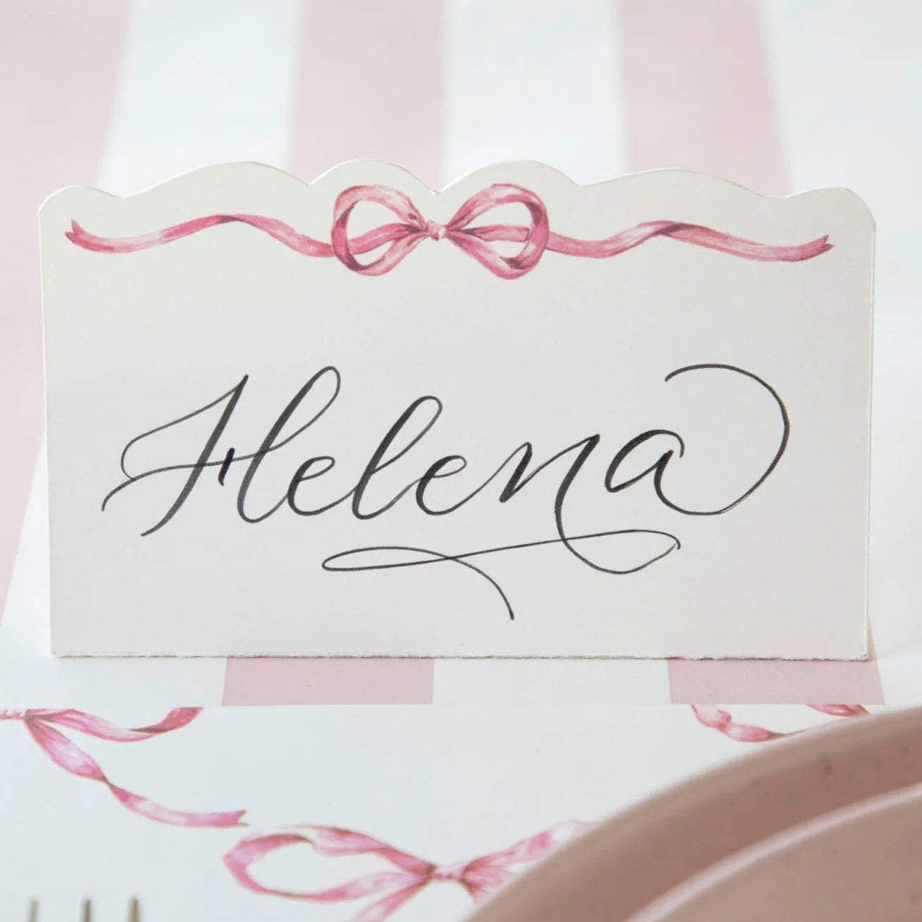 Bow Place Cards