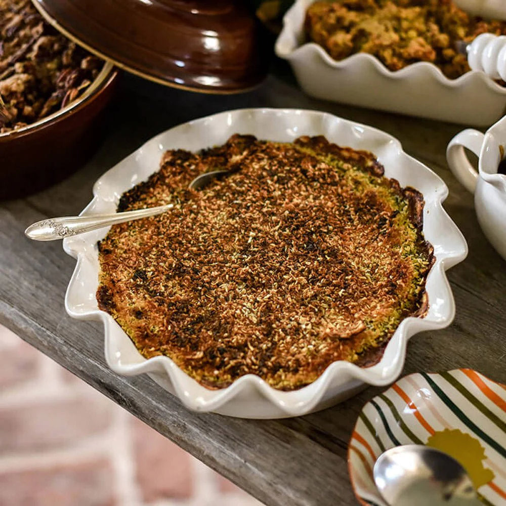 Ruffle Pie Dish