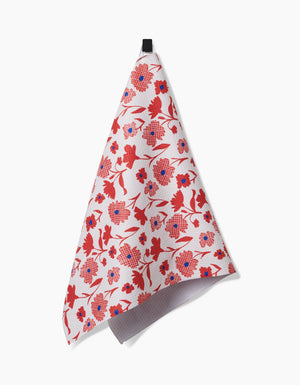 Carmine Tea Towel