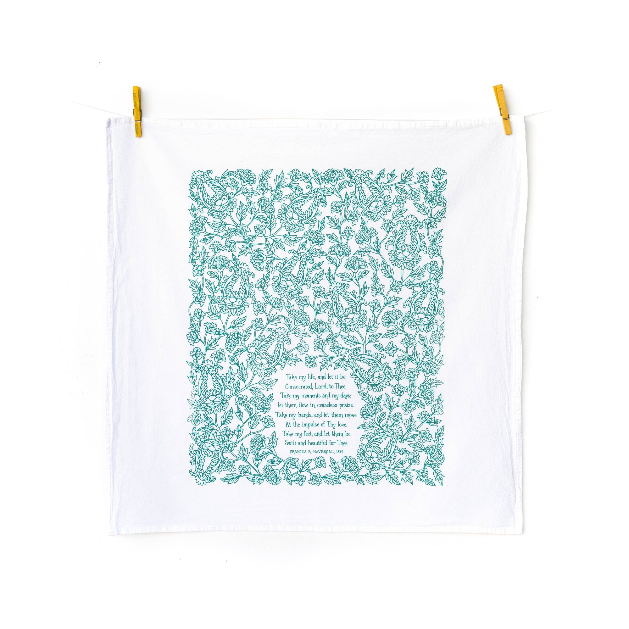 Take My Life and Let It Be Hymn Tea Towel