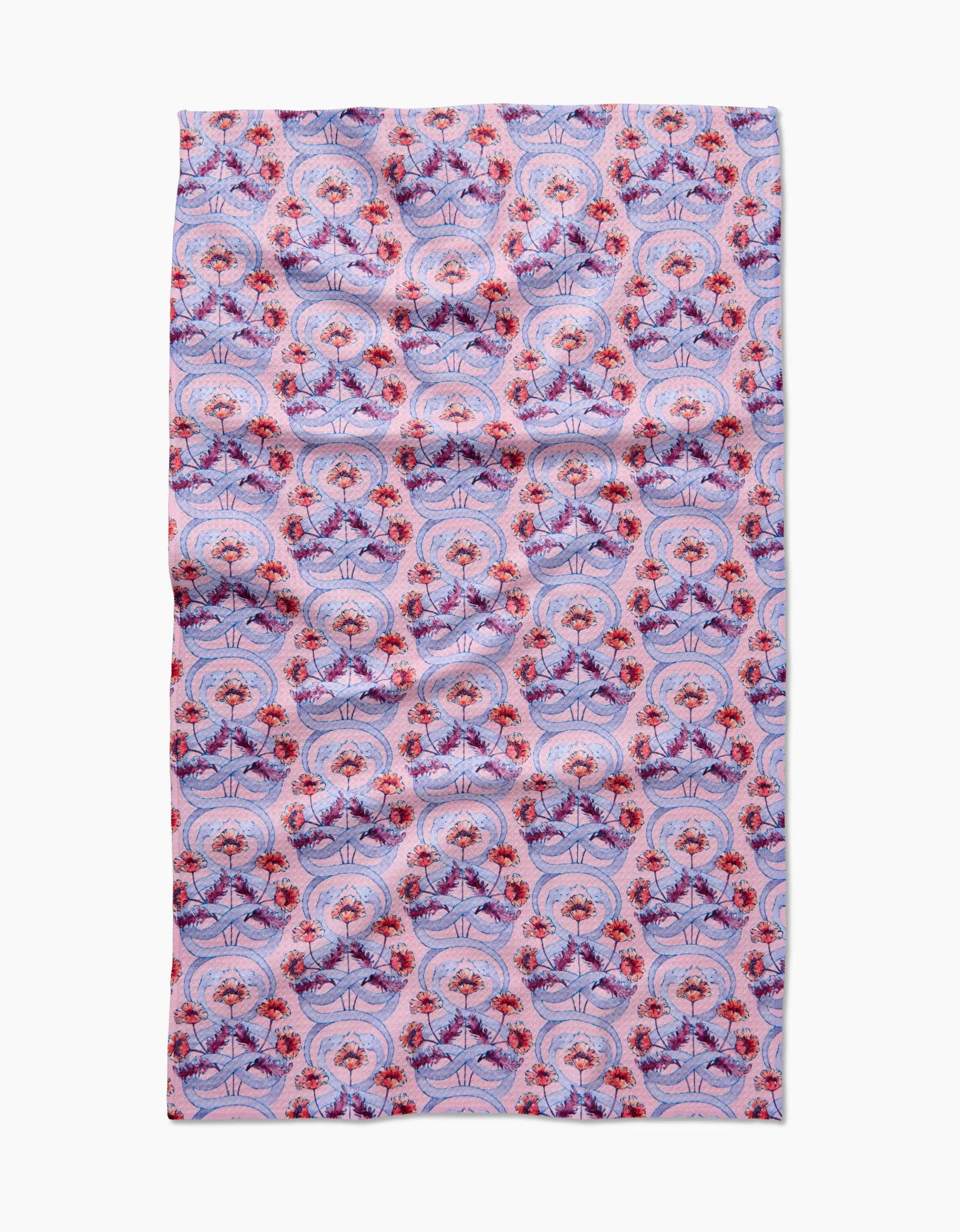 Nouveau Snake Tea Towel