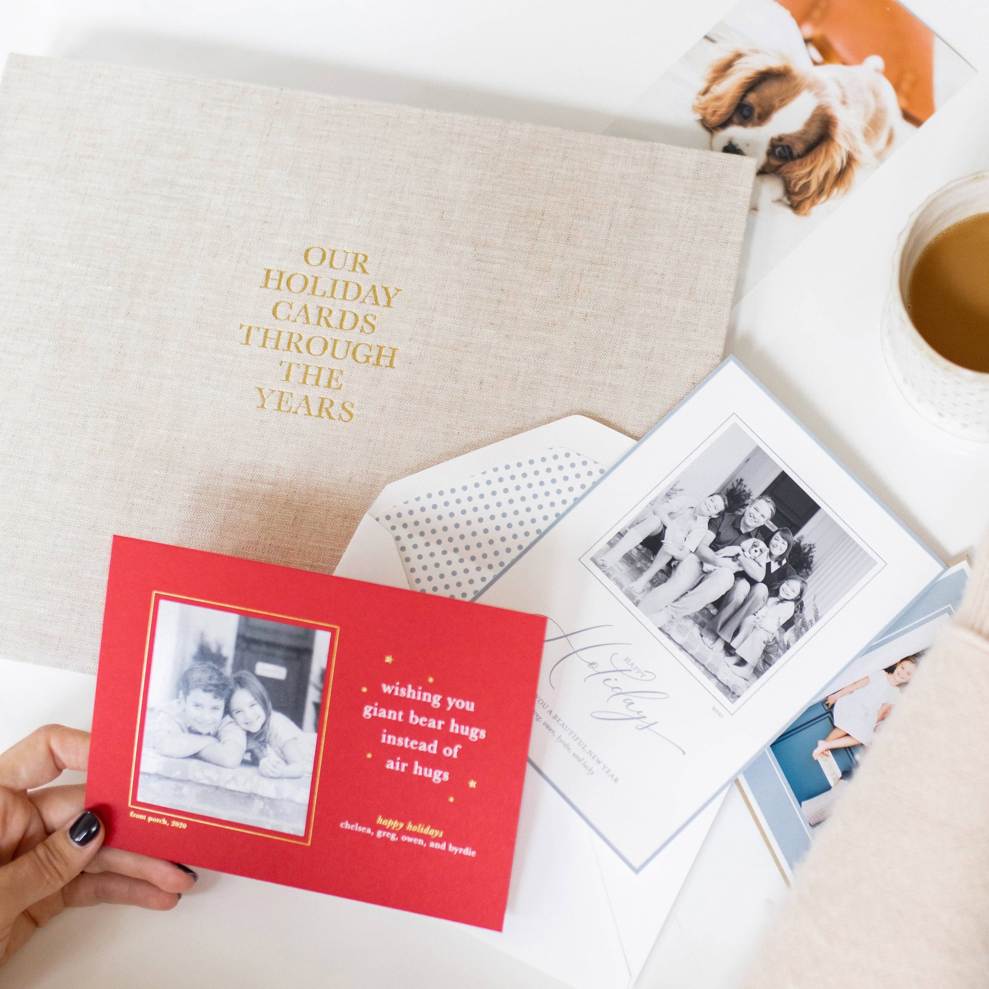 Holiday Card Book - Red