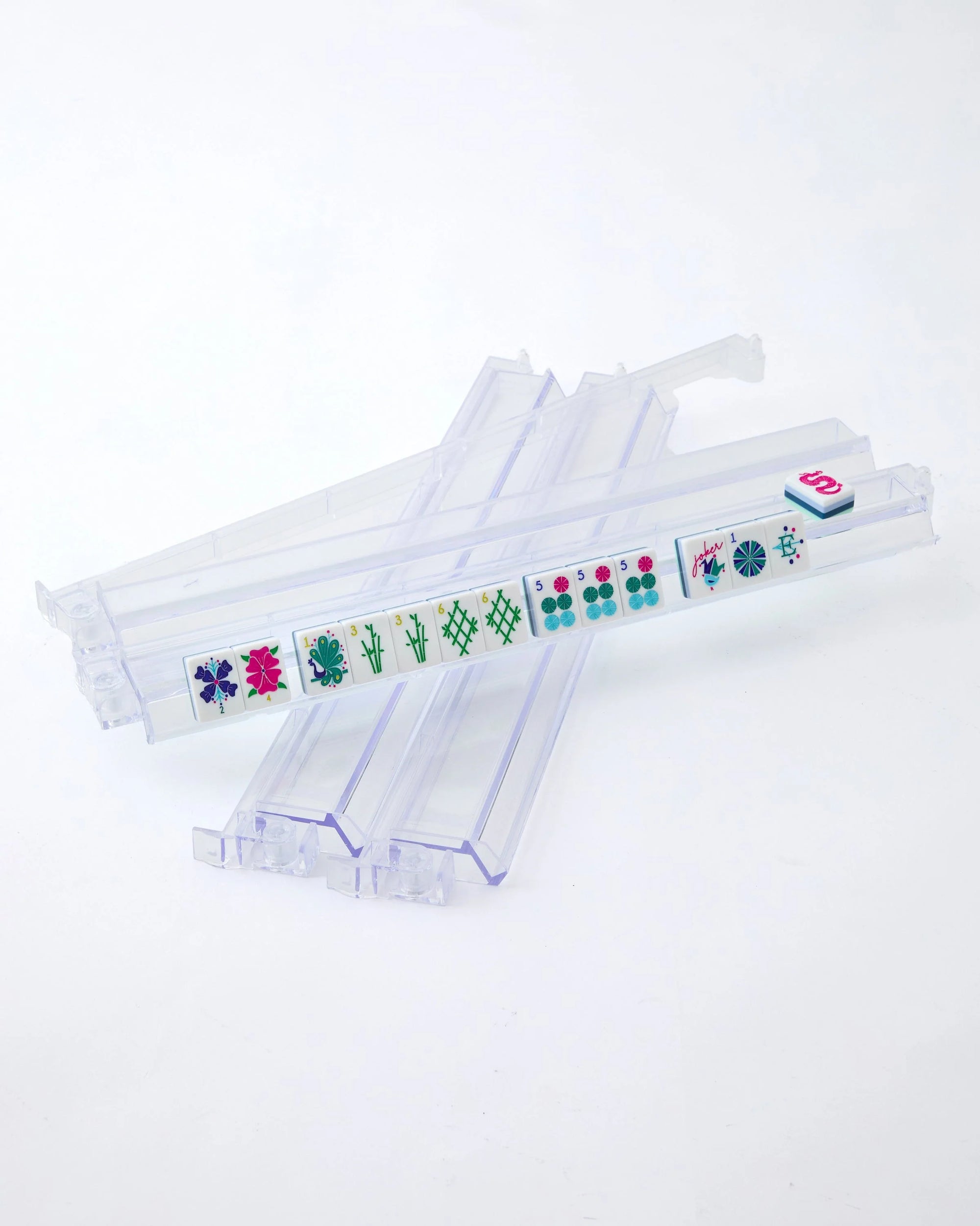 Clear Acrylic Mahjong Racks and Pushers