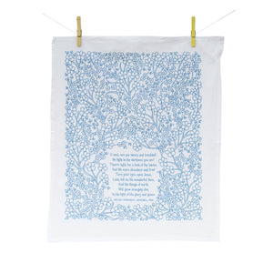 Turn Your Eyes Upon Jesus Hymn Tea Towel