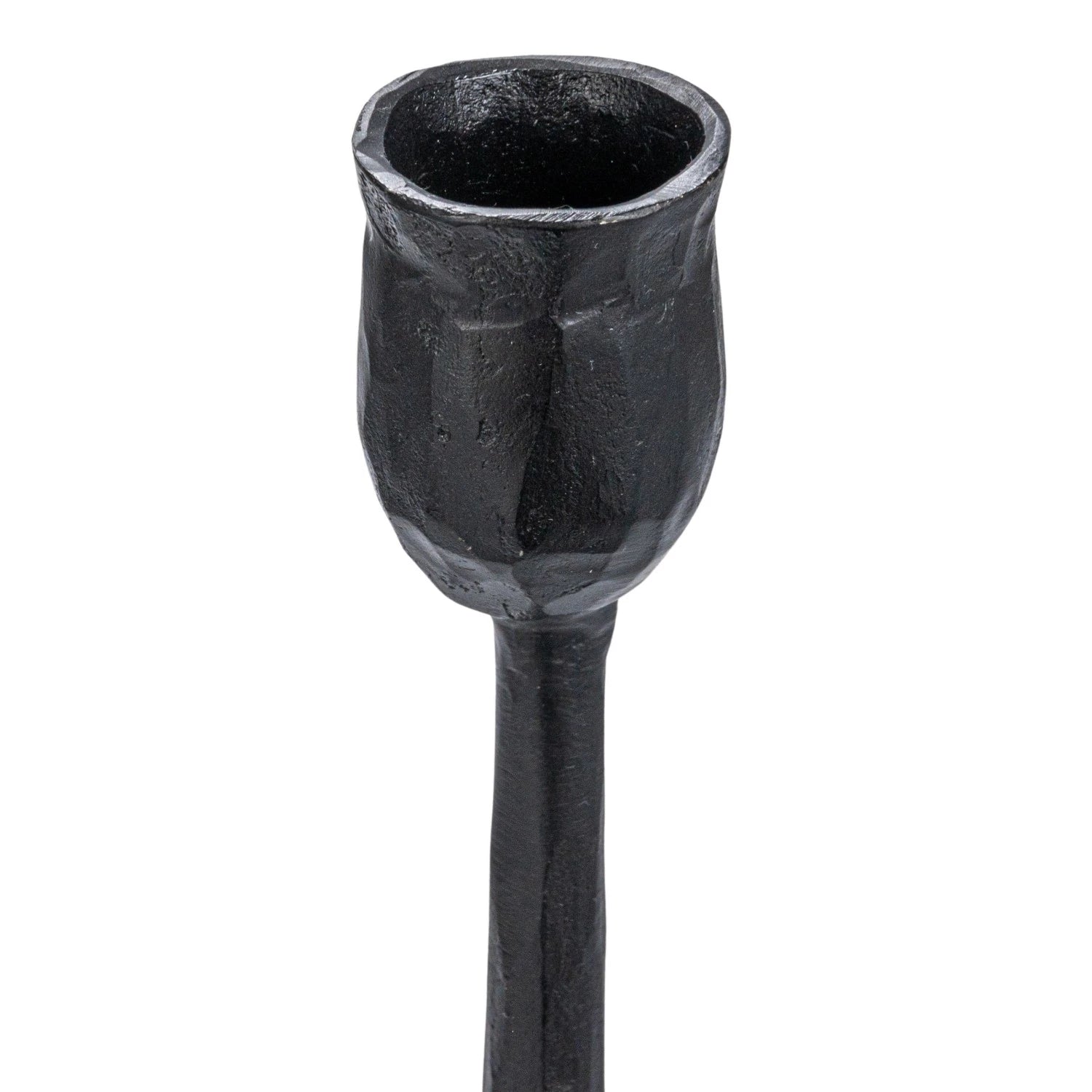 Hand-Forged Cast Iron Taper Holder