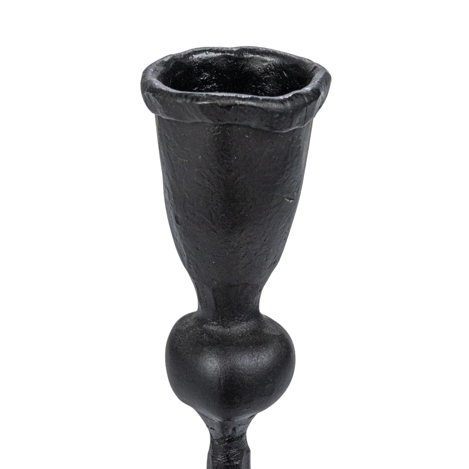 Hand-Forged Cast Iron Taper Holder