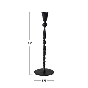 Hand-Forged Cast Iron Taper Holder