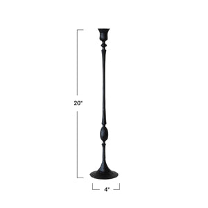 Hand-Forged Cast Iron Taper Holder