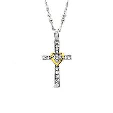 Crystal Cross Necklace