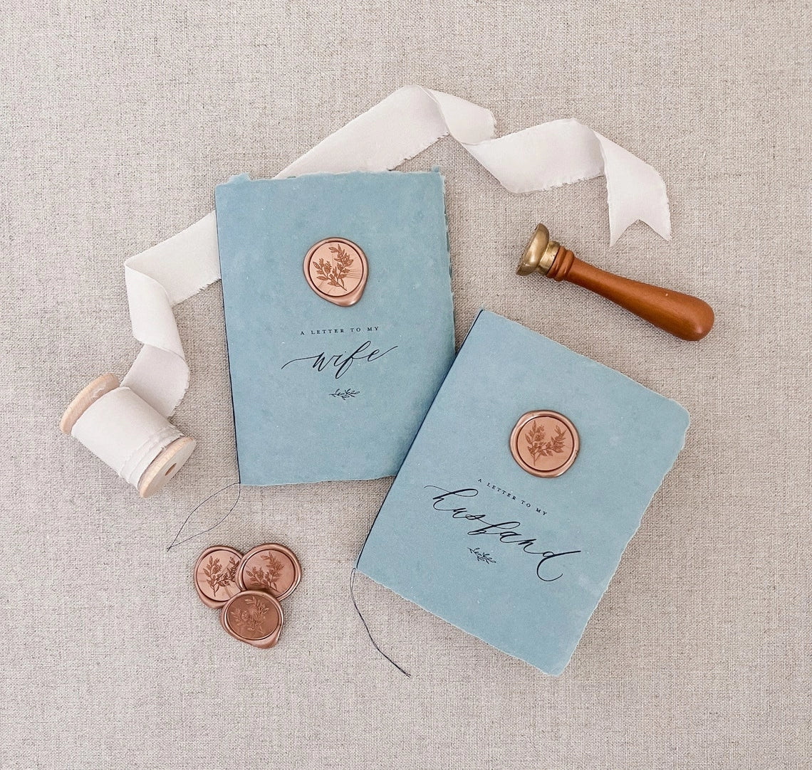 Wax Seal Wedding Letter Books