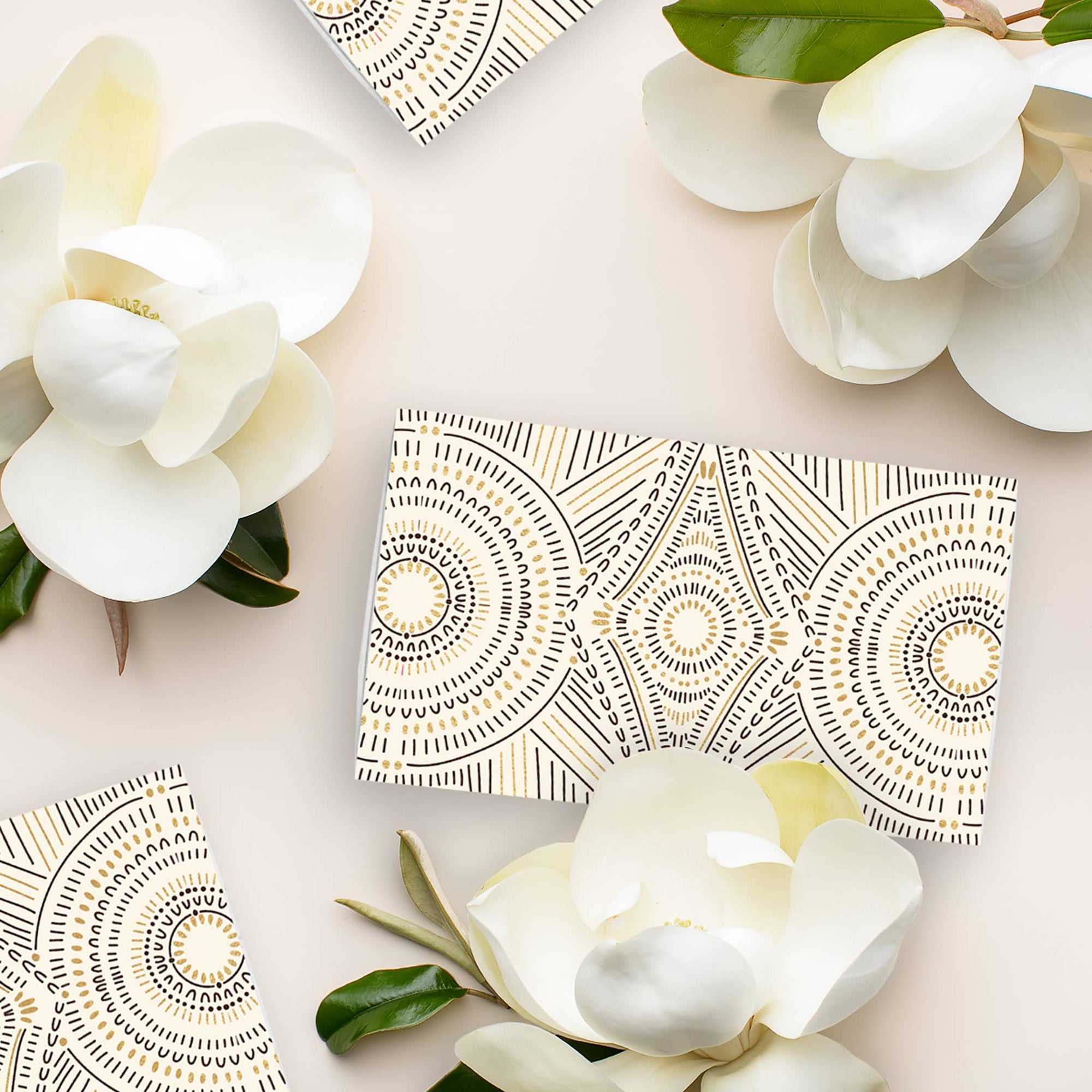 Pattern with Gold Accents Matches