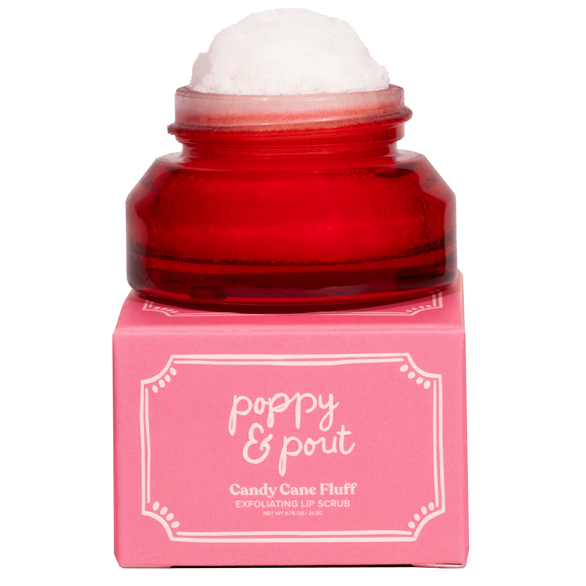 Candy Cane Fluff Lip Scrub