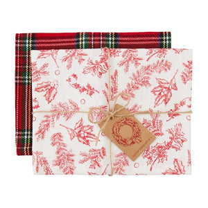 Holly Toile Towel Set